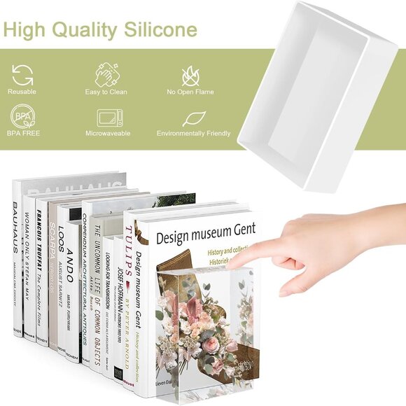 Large Resin Molds, Rectangle Silicone Molds for Epoxy Resin, 5 PCS Cuboid Resin - Picture 6 of 7